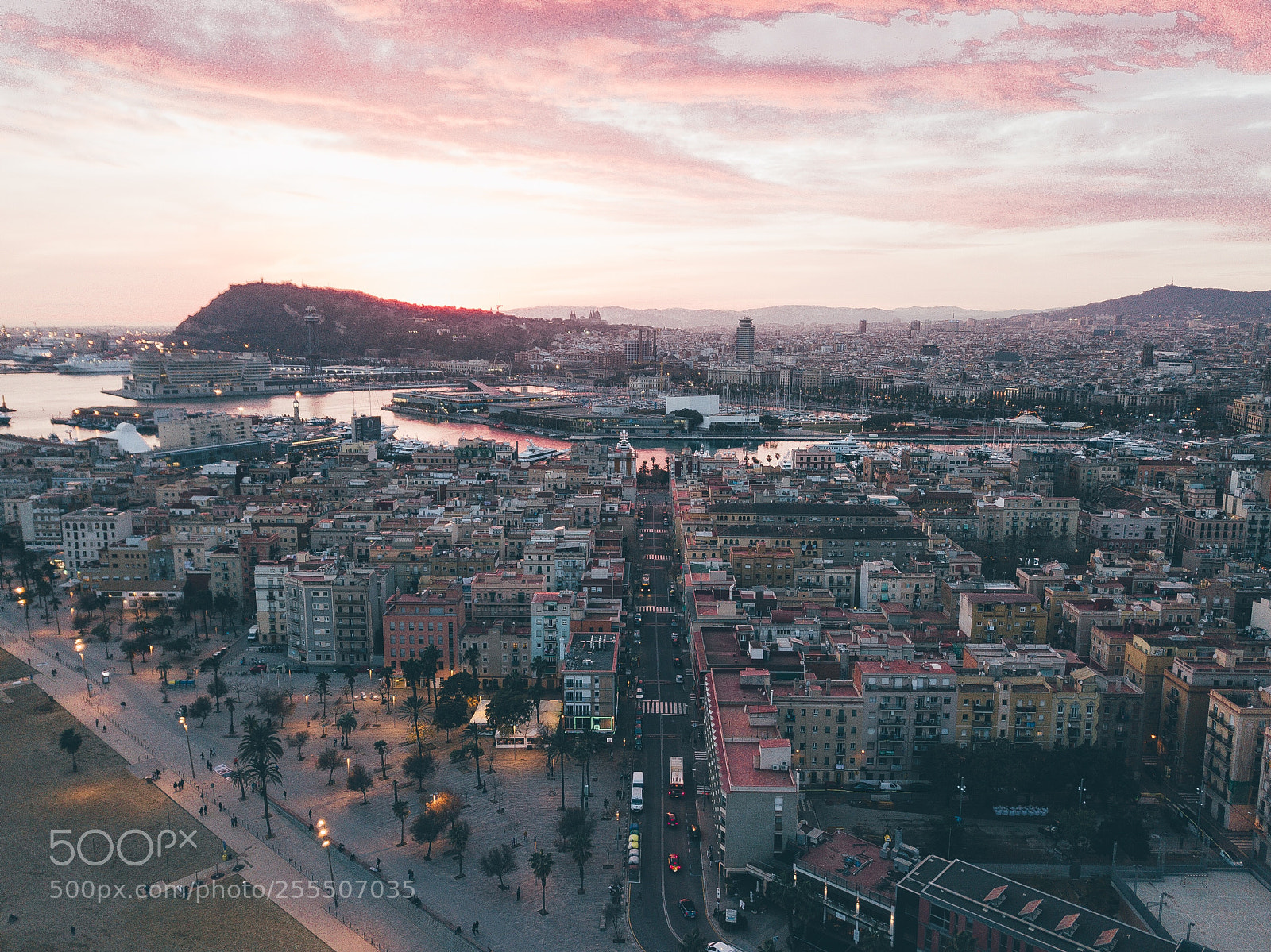 DJI FC220 sample photo. Barcelona photography