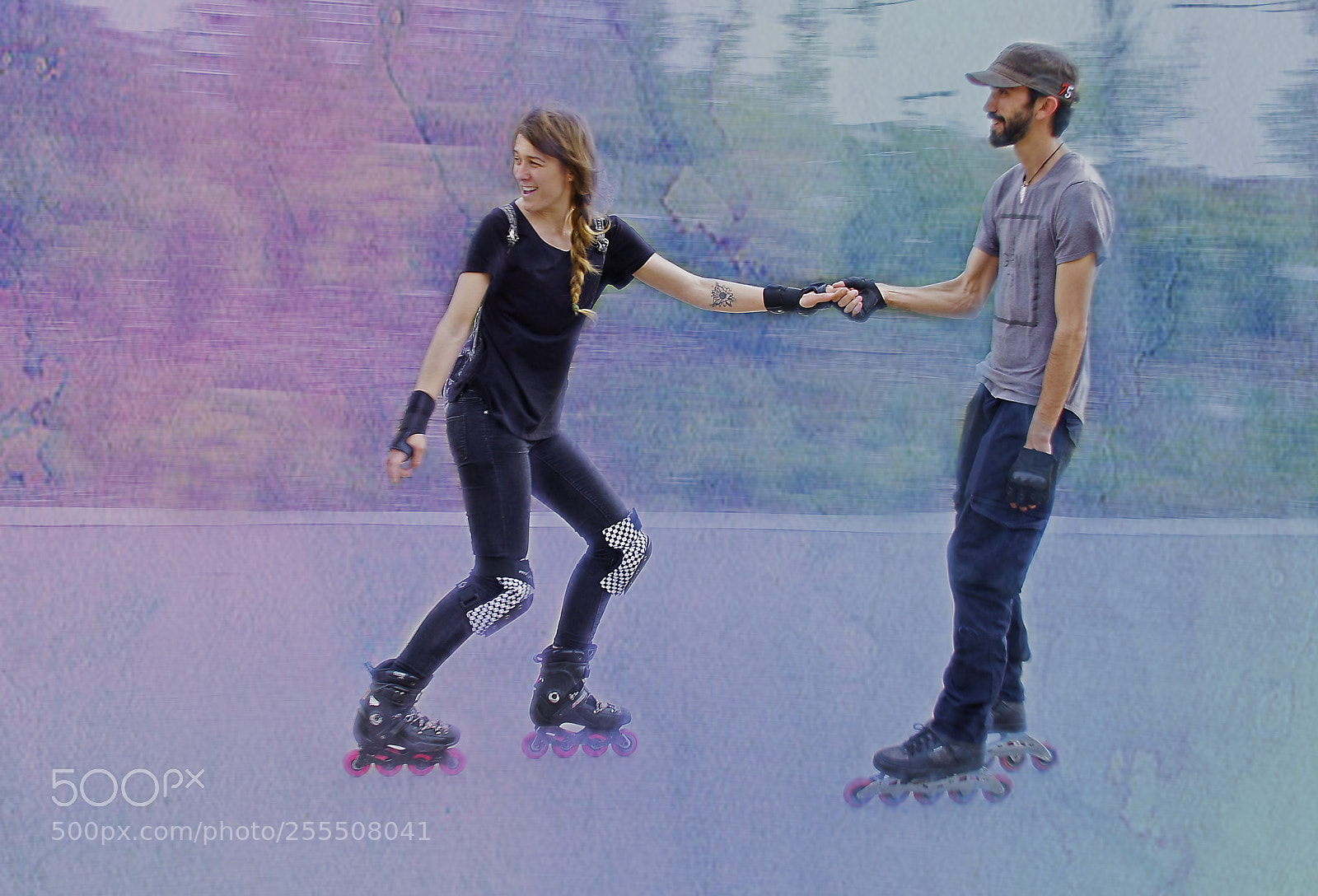 Pentax K-50 sample photo. Skating photography
