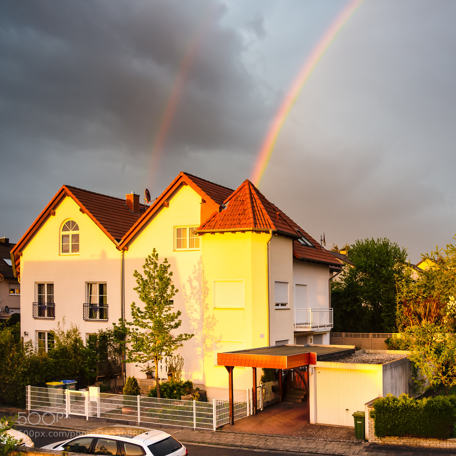 Nikon D7200 sample photo. Rainbow golden hour photography