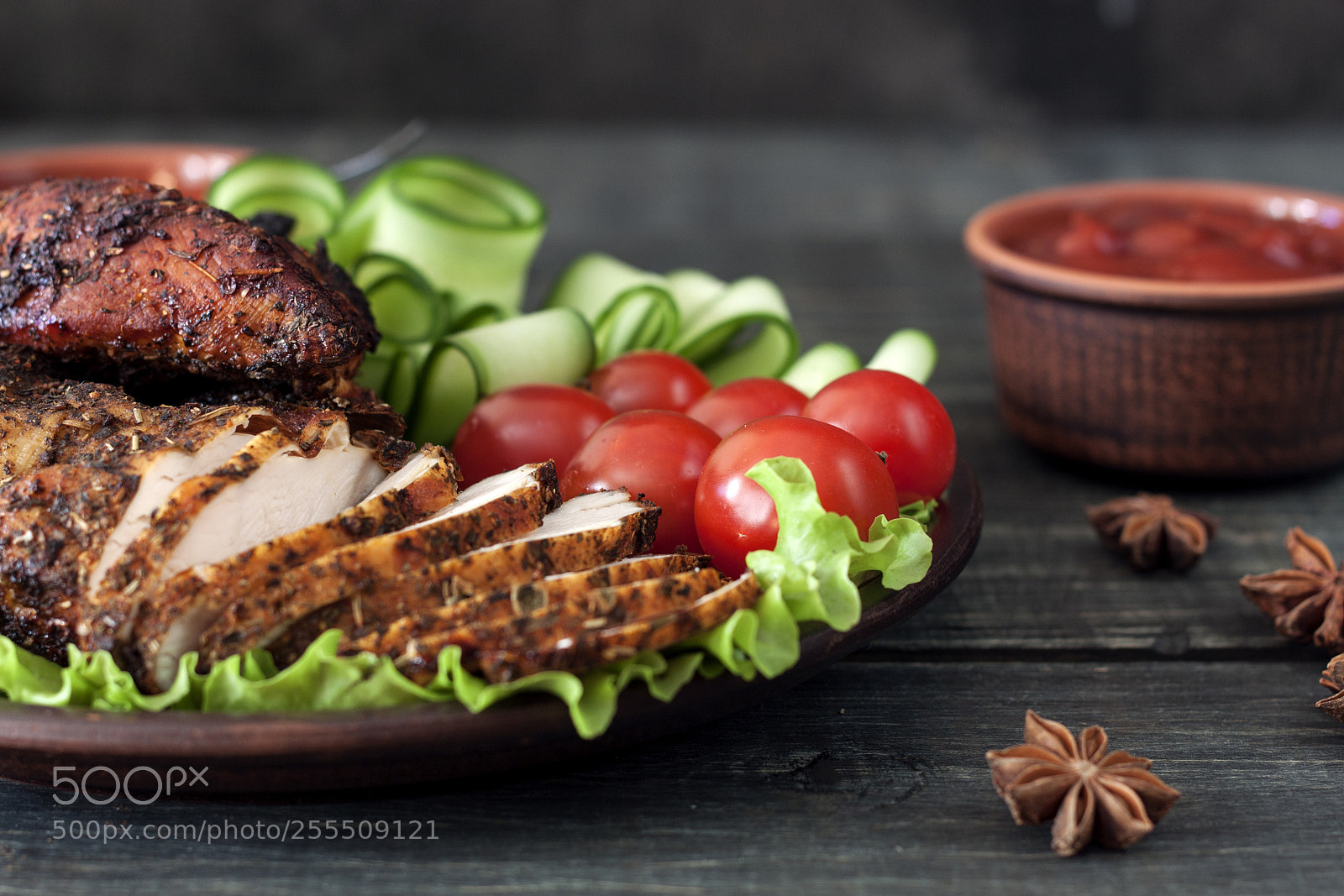 Canon EOS 500D (EOS Rebel T1i / EOS Kiss X3) sample photo. Cooked chicken fillet photography