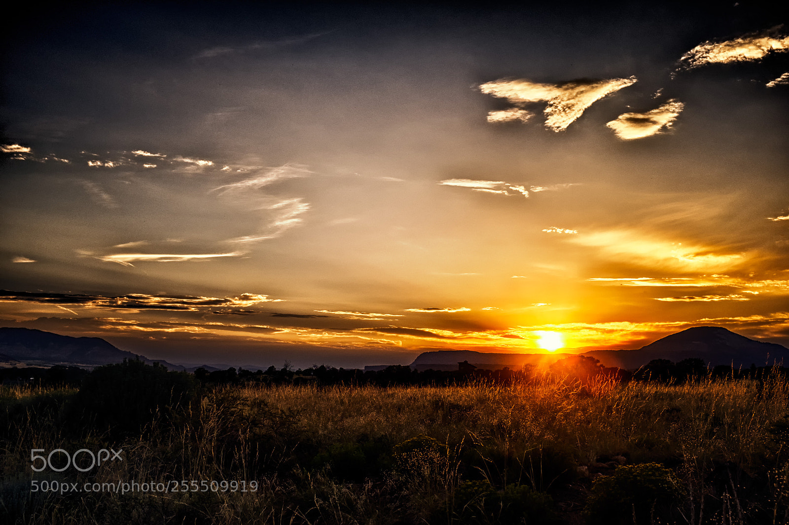 Fujifilm X100S sample photo. High country sunset (color) photography