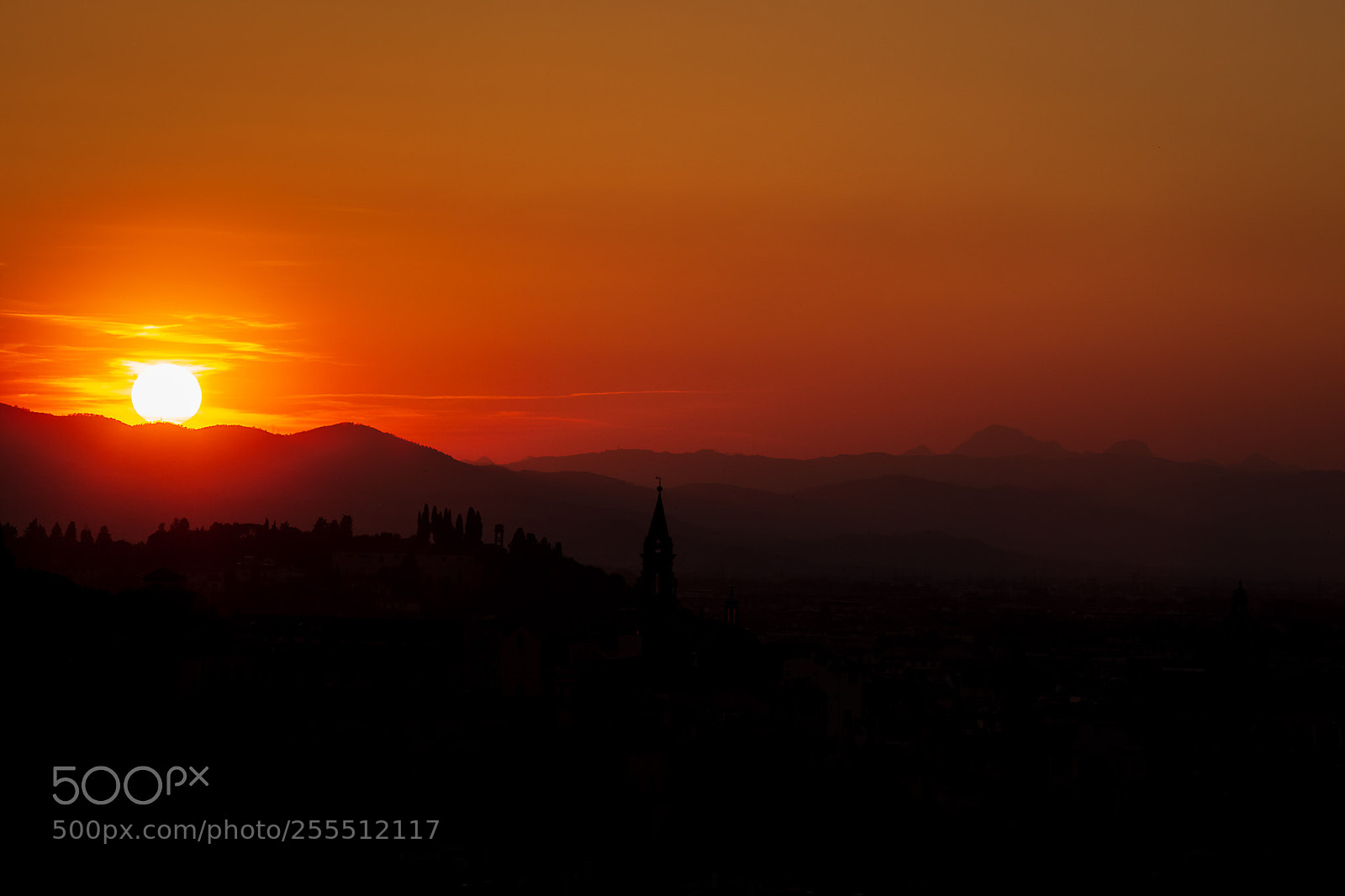 Canon EOS 6D sample photo. Fire over florence photography