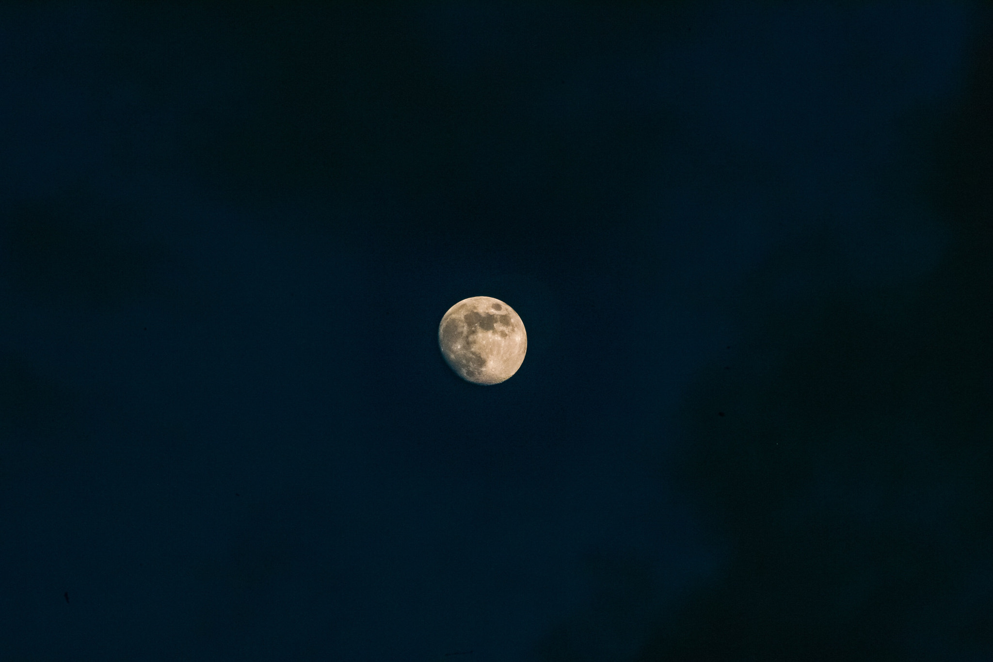 Canon EOS-1D Mark II sample photo. Moon photography