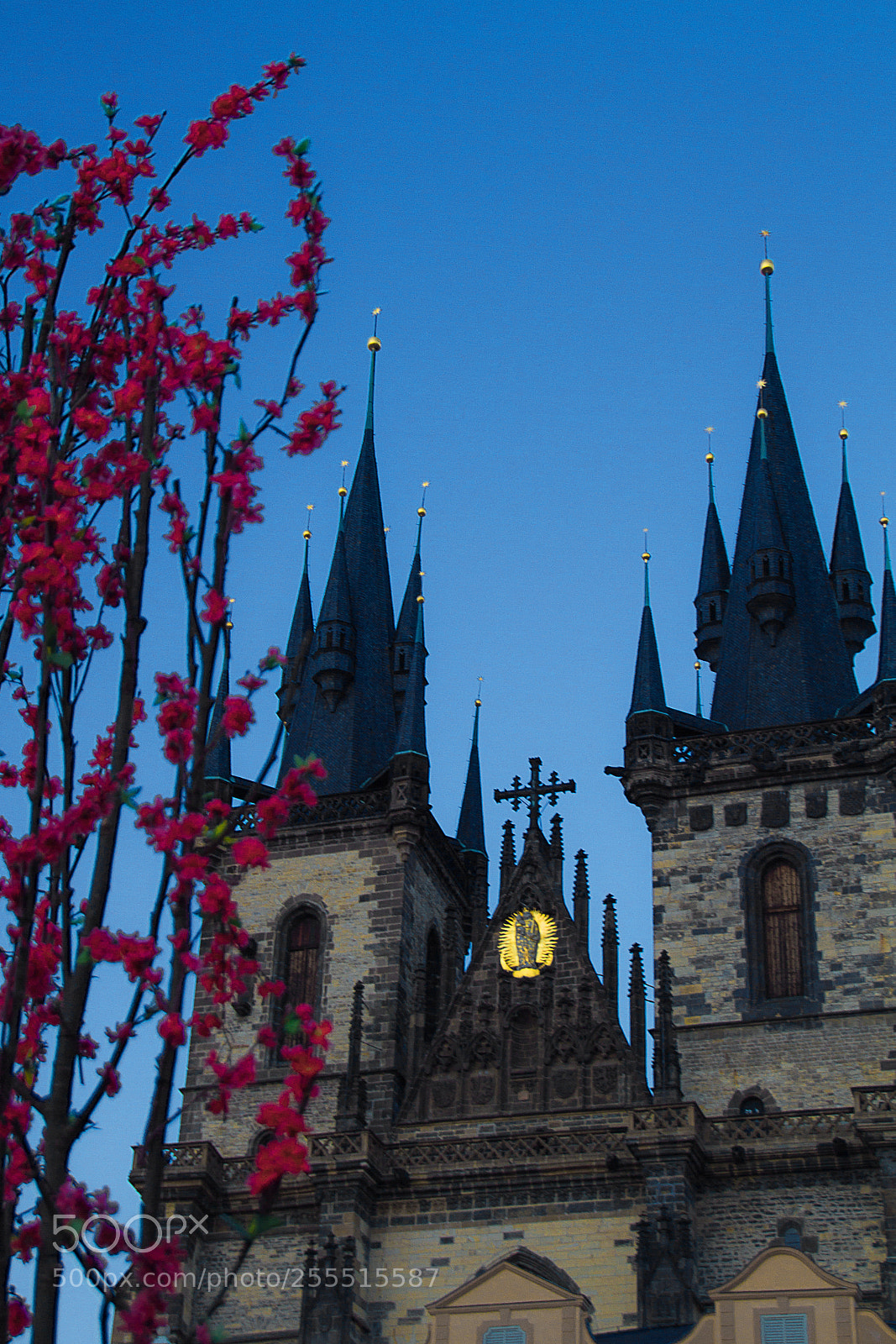 Canon EOS 7D sample photo. Tynechurch prague springtime photography
