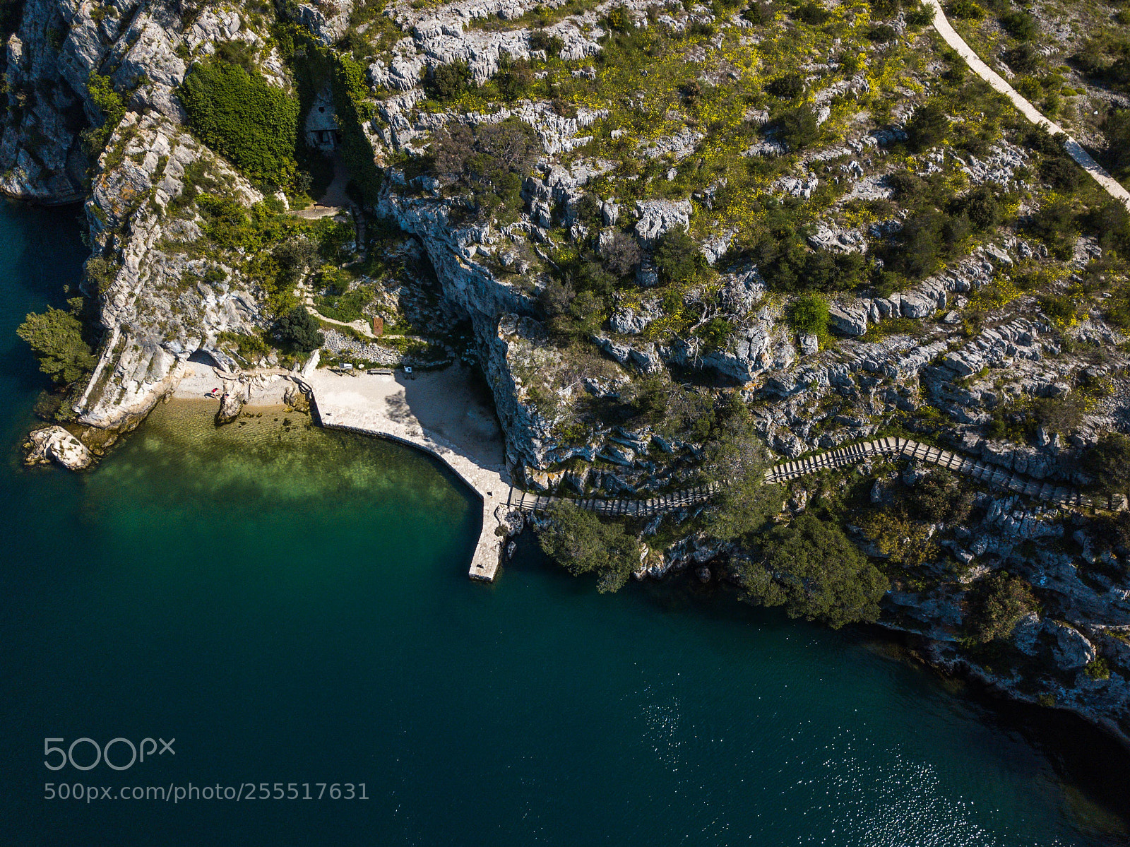 DJI FC220 sample photo. Hitler's eye beach photography