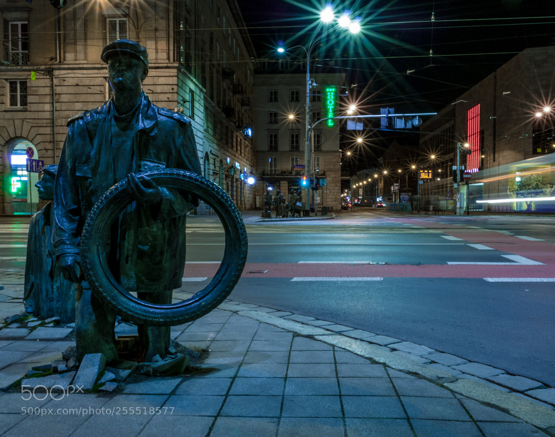 Nikon D60 sample photo. Wrocław night walk photography