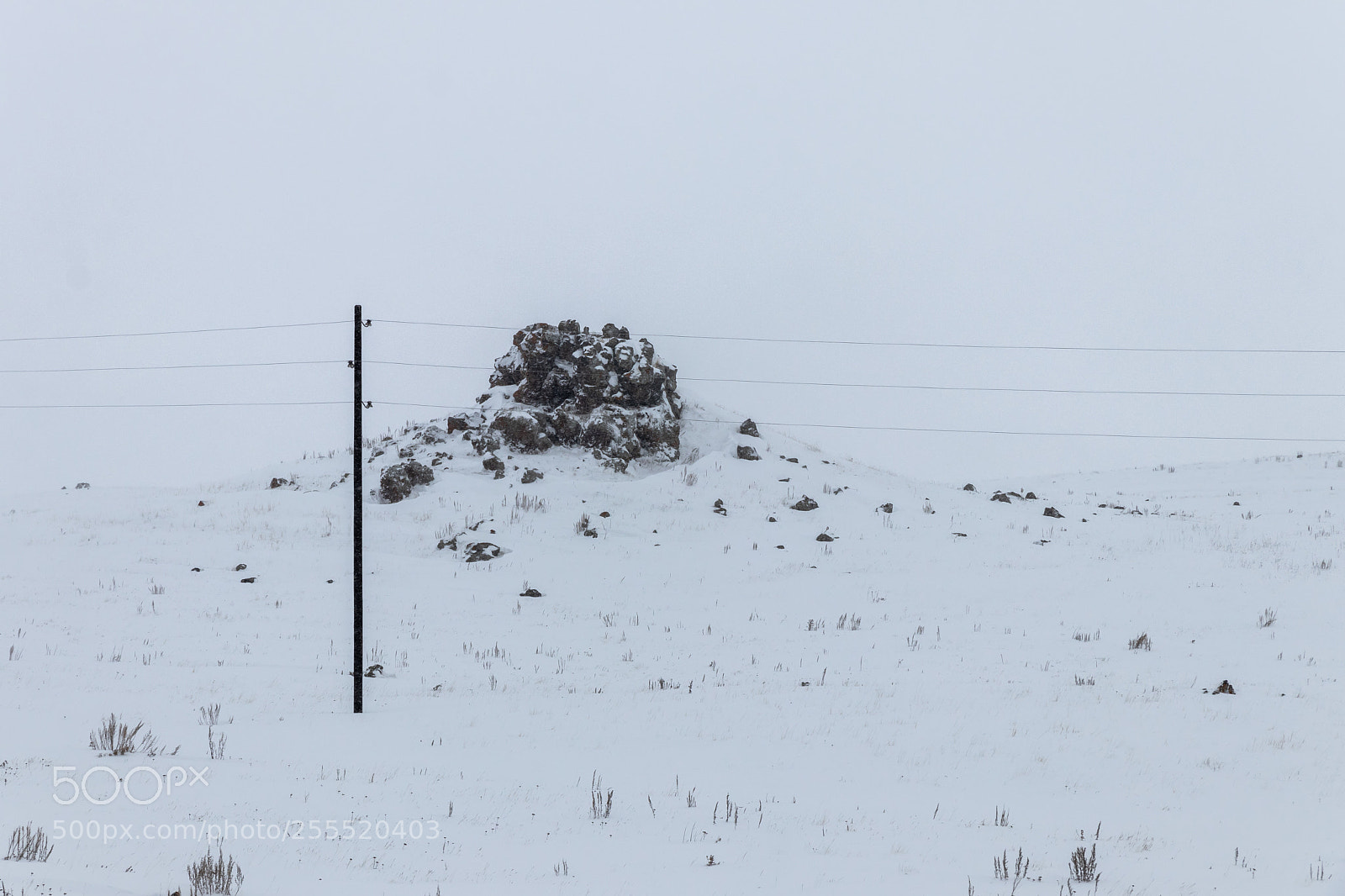Canon EOS 80D sample photo. Rock in snow photography