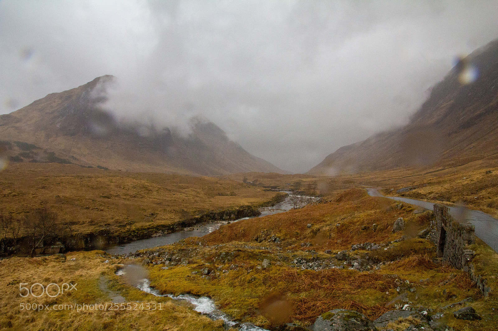 Canon EOS 60D sample photo. Rainy day in scotland photography