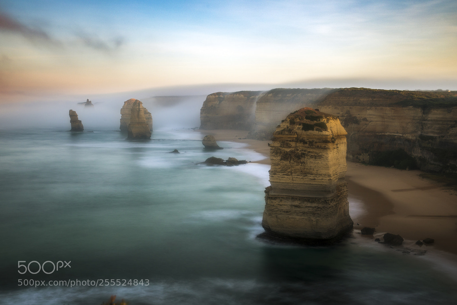 Canon EOS 5D Mark IV sample photo. 12 apostles fog photography