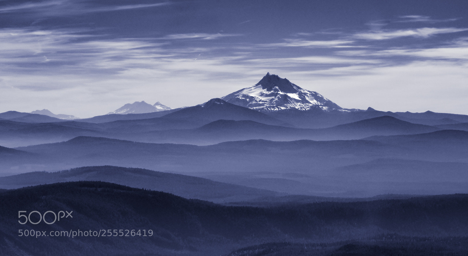 Fujifilm X-T1 sample photo. Mount jefferson blue afternoon photography