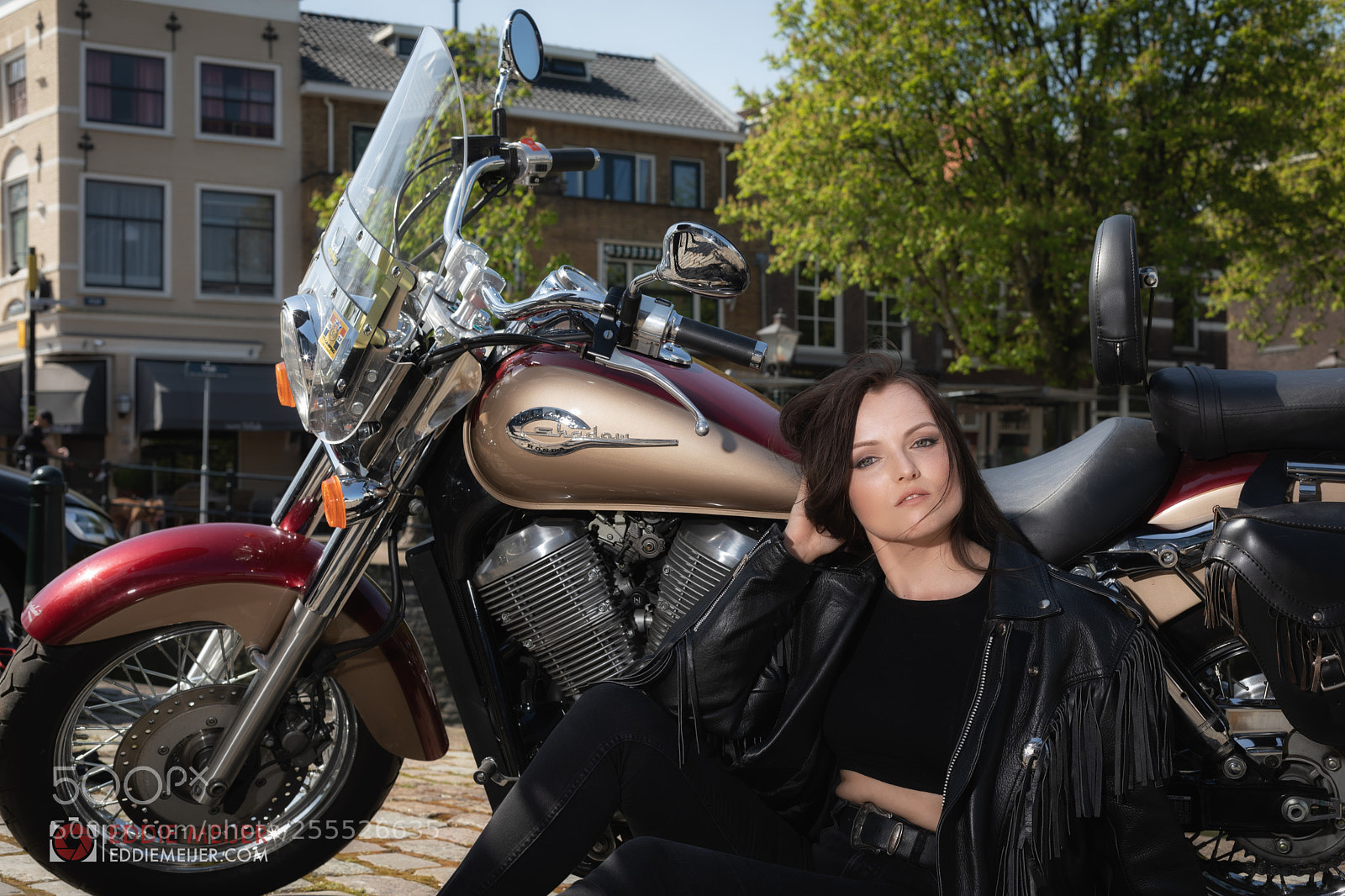 Canon EOS 5D Mark IV sample photo. Biker girl rosalie photography