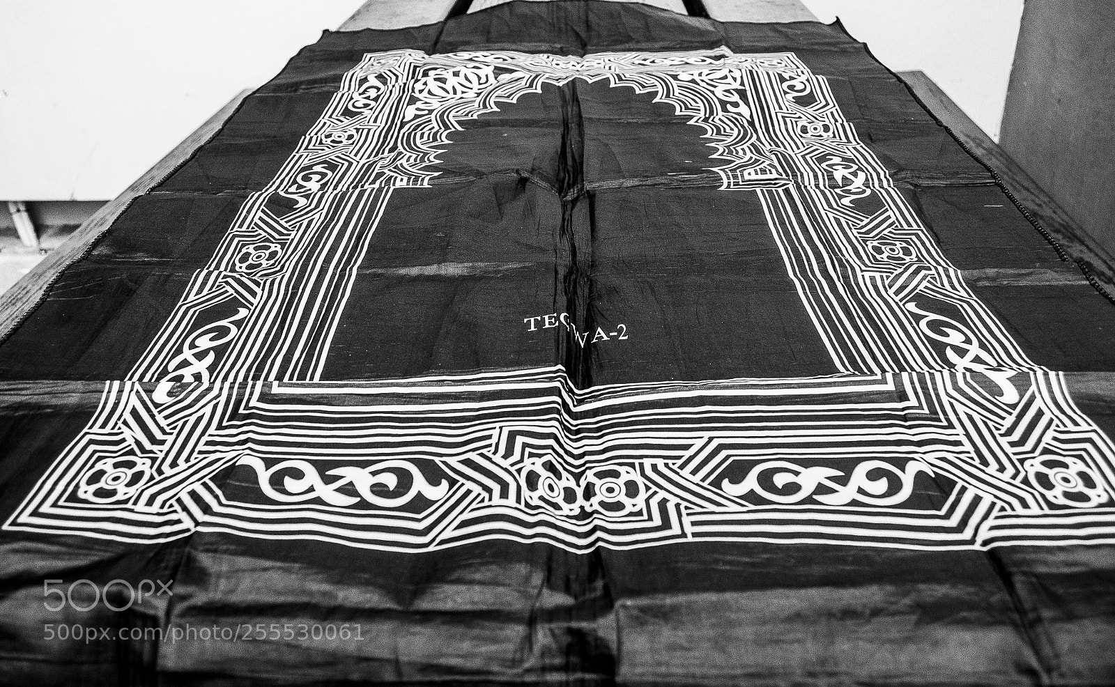 Nikon D3100 sample photo. Prayer mat b&w photography