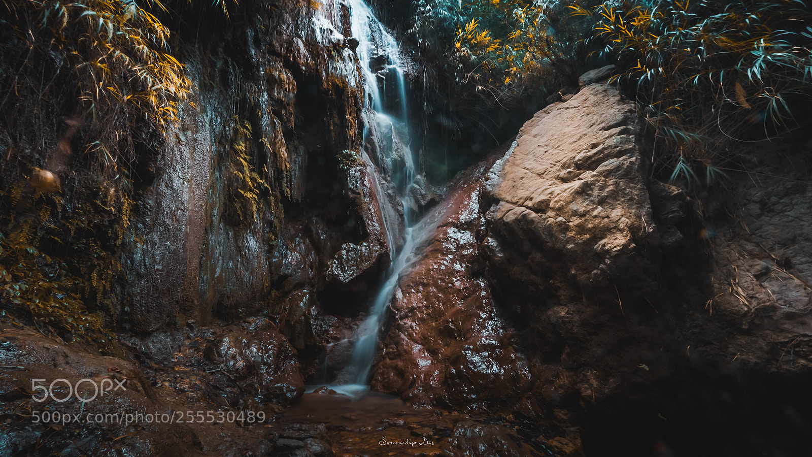 Canon EOS 60D sample photo. The hidden fall photography