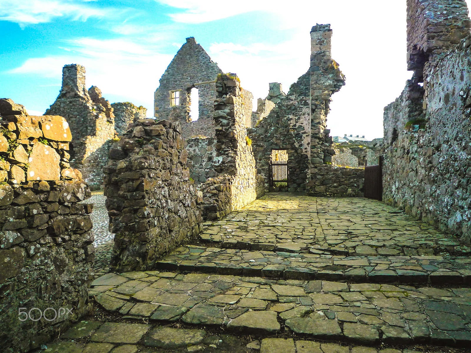 Leica D-LUX sample photo. Dunluce castle interior photography