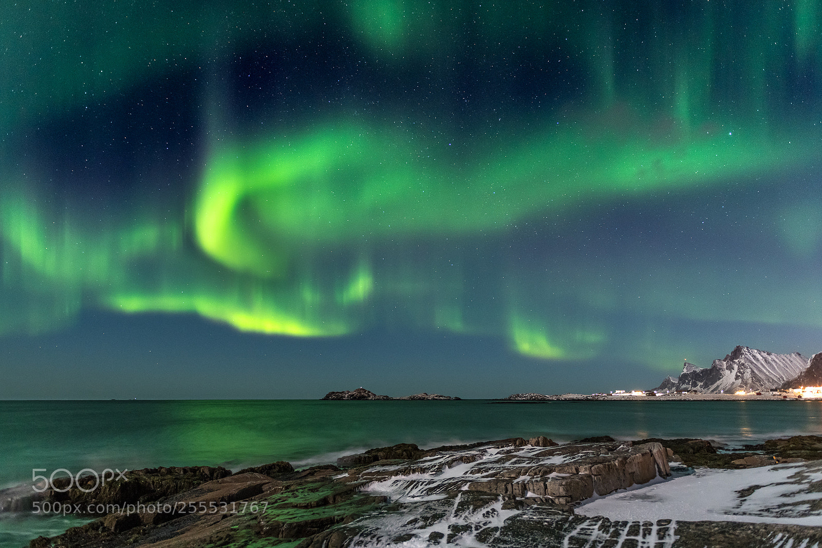 Nikon D850 sample photo. Aurora sea photography