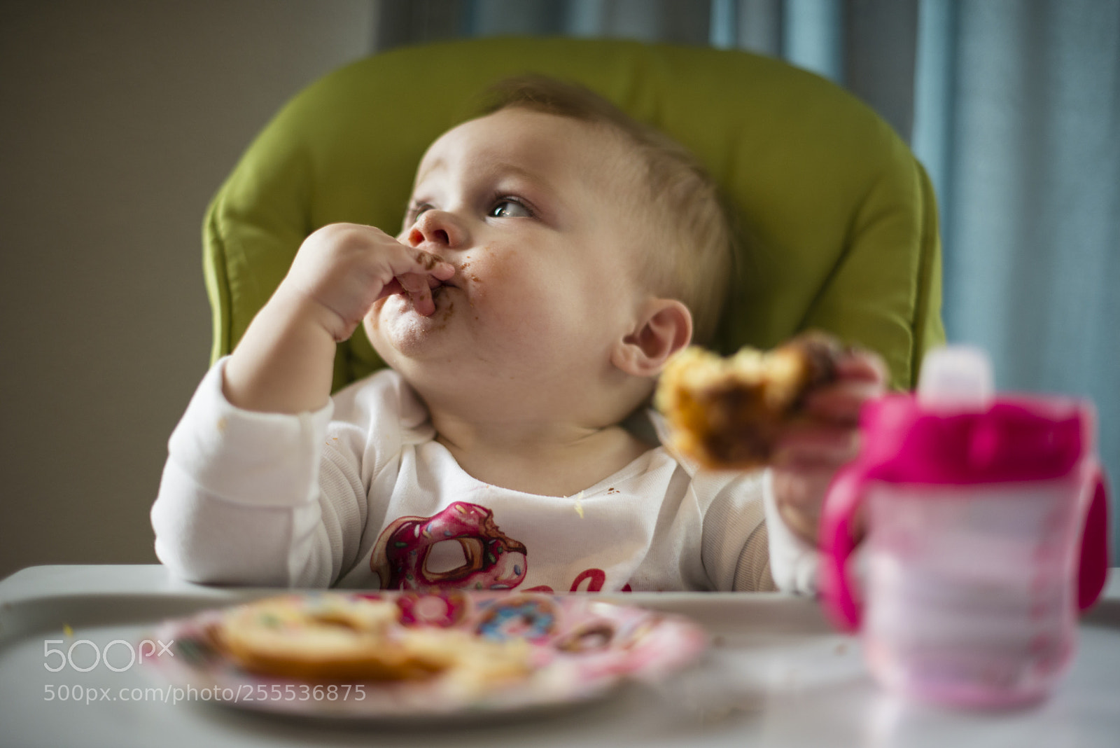 Nikon D610 sample photo. Donut bday photography