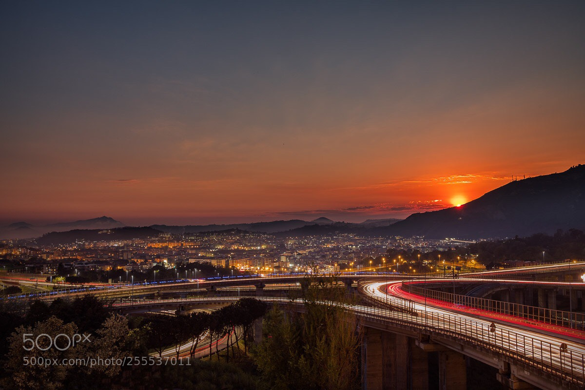 Fujifilm X-E3 sample photo. Napoli sunset photography