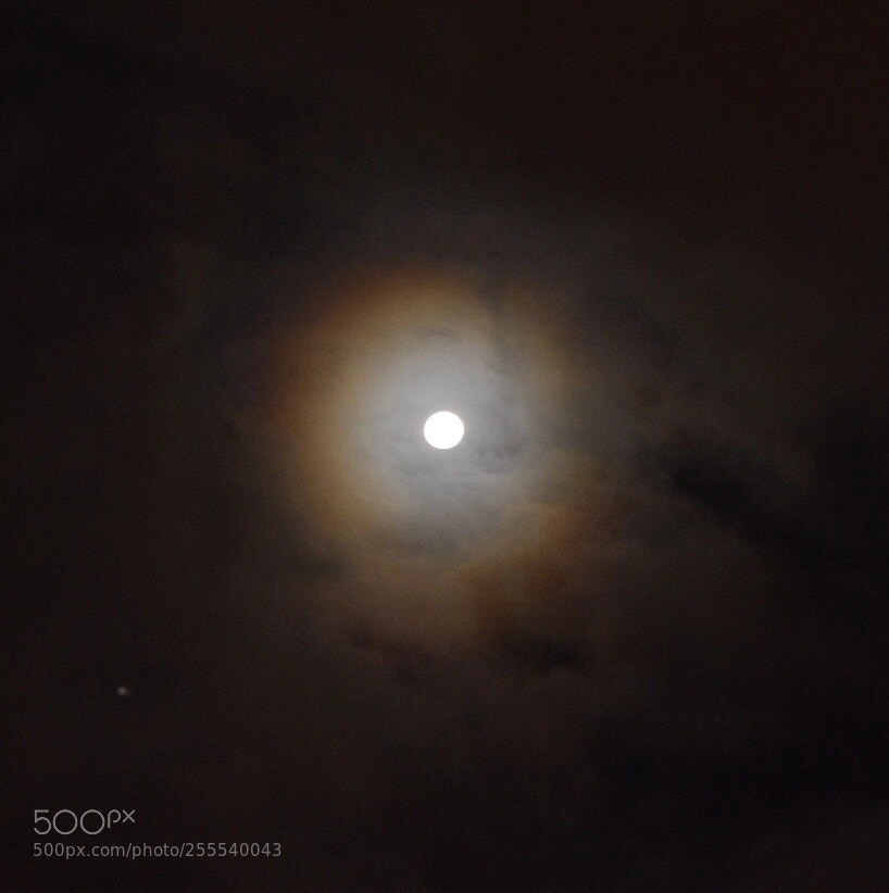Nikon D3400 sample photo. Luna llena con un photography