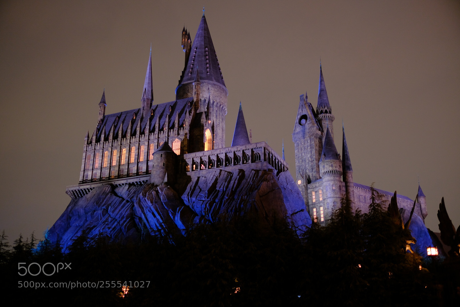 Fujifilm X-H1 sample photo. Hogwarts castle photography