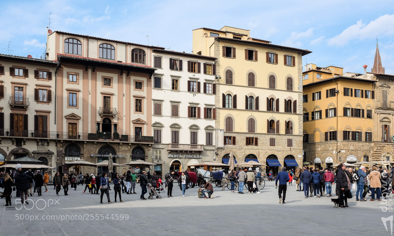 Fujifilm X100S sample photo. Piazza della signoria photography