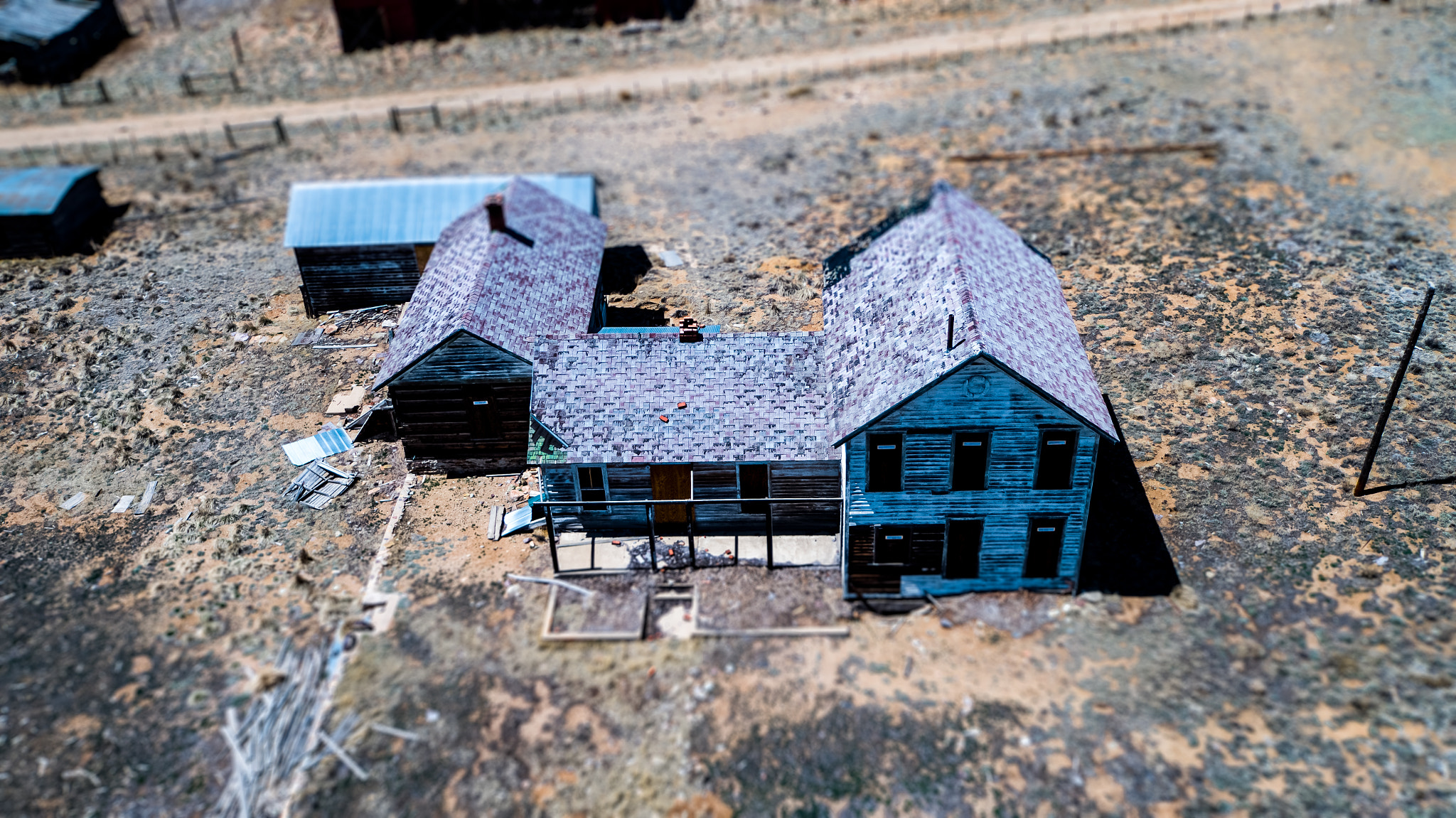 DJI FC6520 sample photo. Eleven mile reservoir old ranch photography