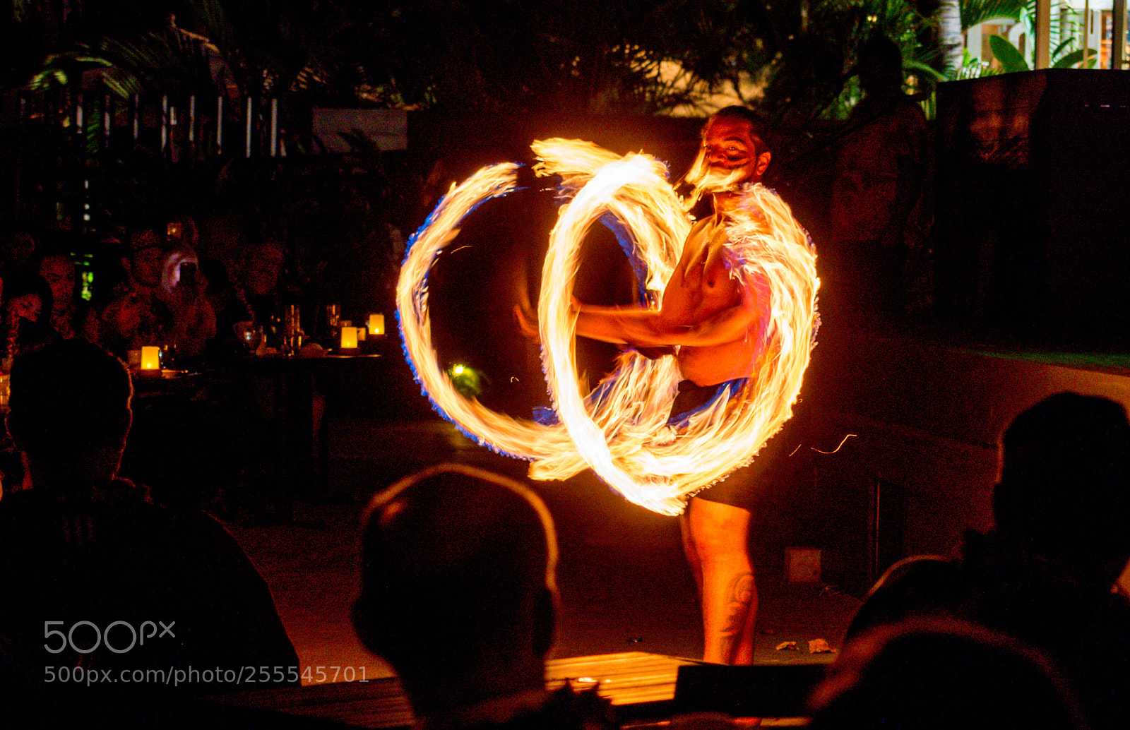 Nikon D5500 sample photo. Samoan fire artist at photography