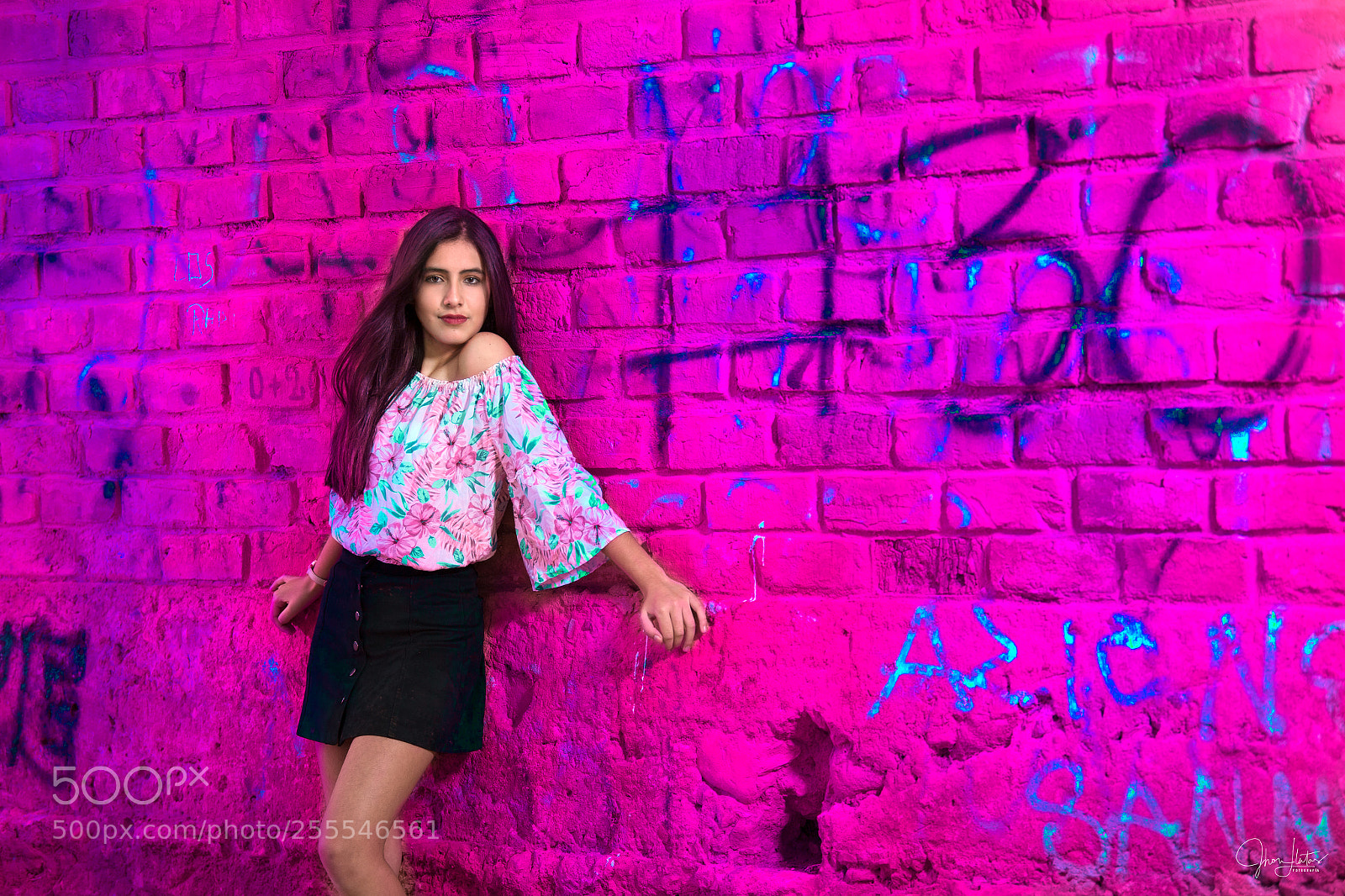 Nikon D5 sample photo. Lady in purple photography