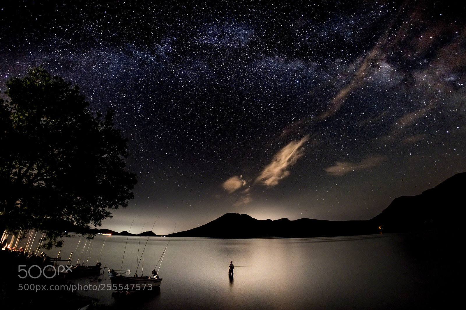 Sony a7R sample photo. Angler at night photography