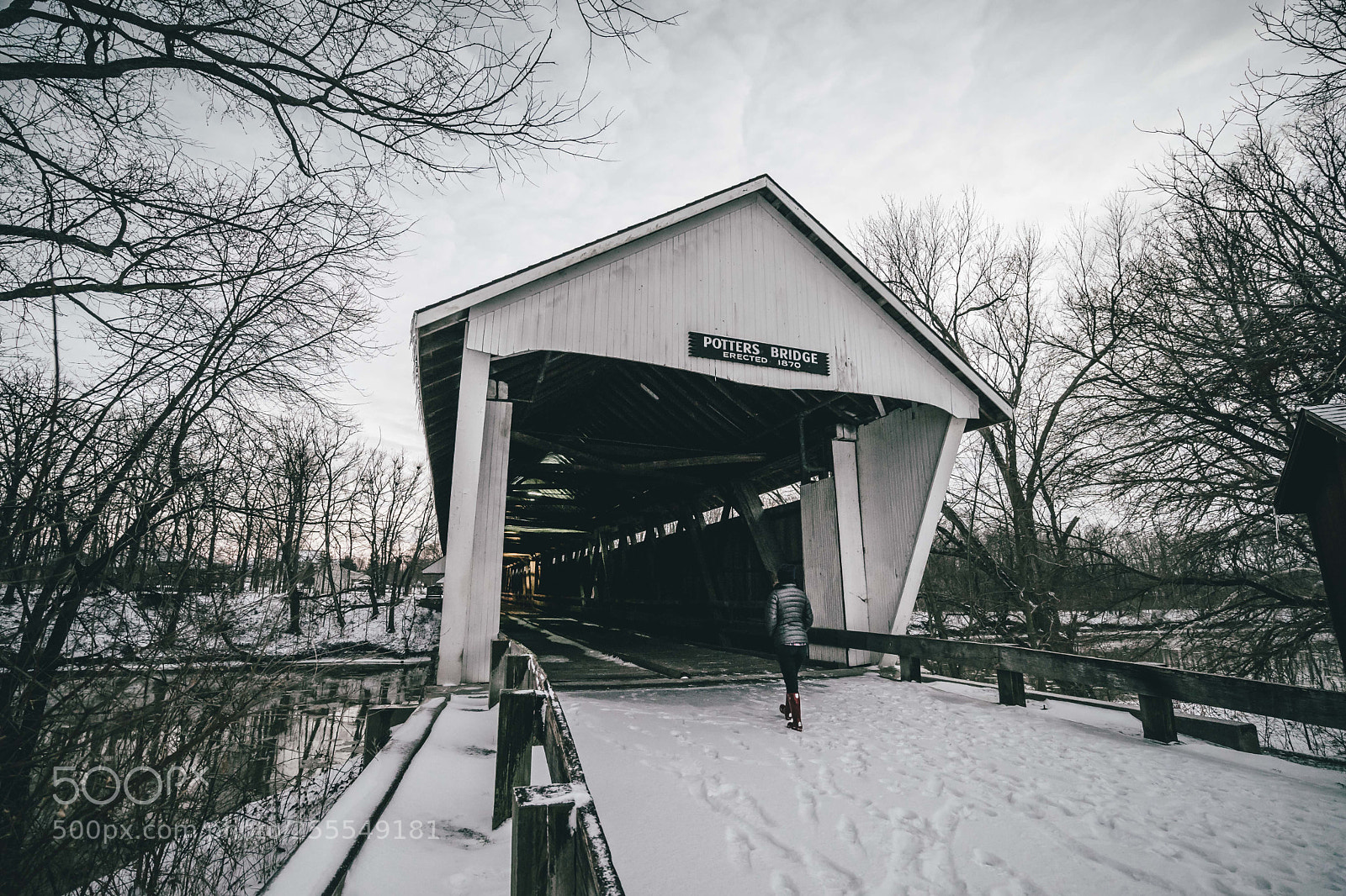 Sony a7 sample photo. Chilly potter's bridge photography