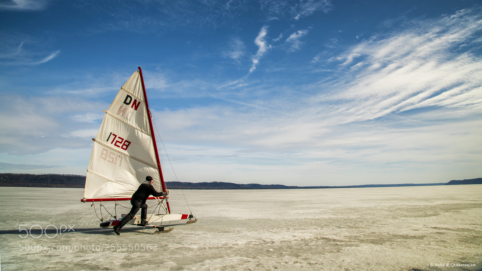 Sony a7R II sample photo. Ice sailing in the photography