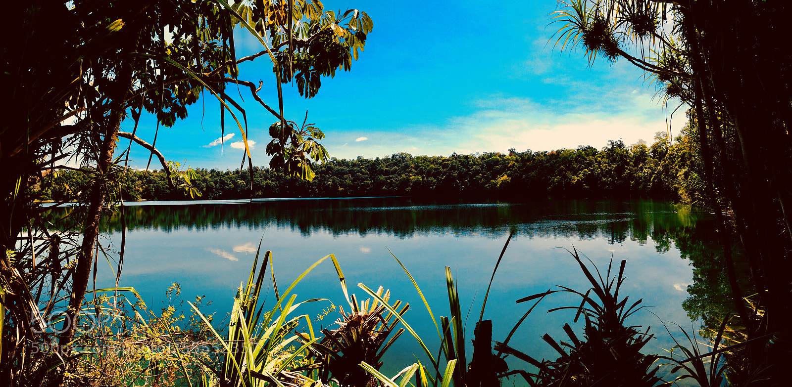 Apple iPhone 5c sample photo. Reflective lake photography