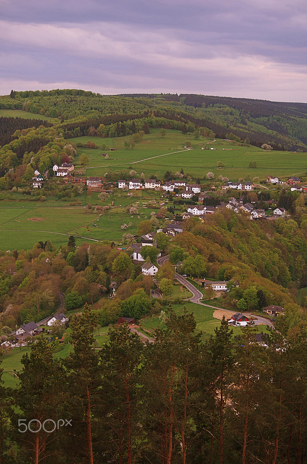 Nikon D5100 sample photo. Evening eifel photography