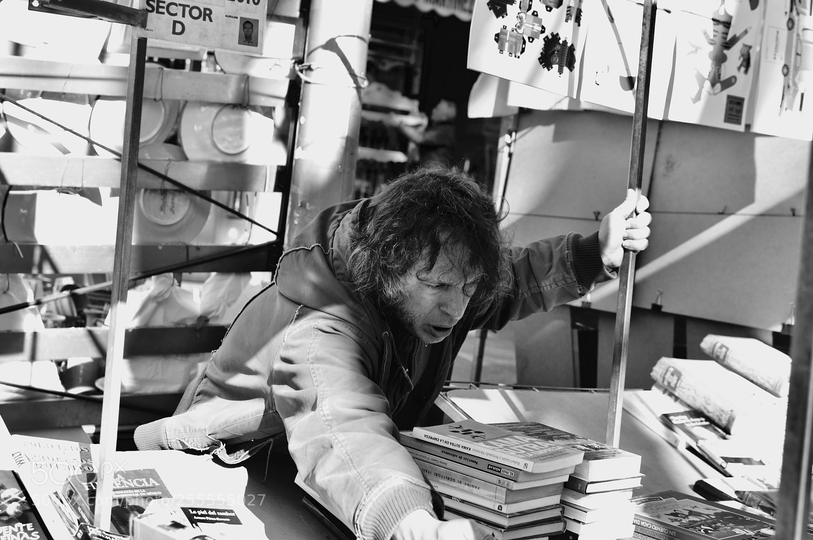 Nikon D3200 sample photo. The book seller photography