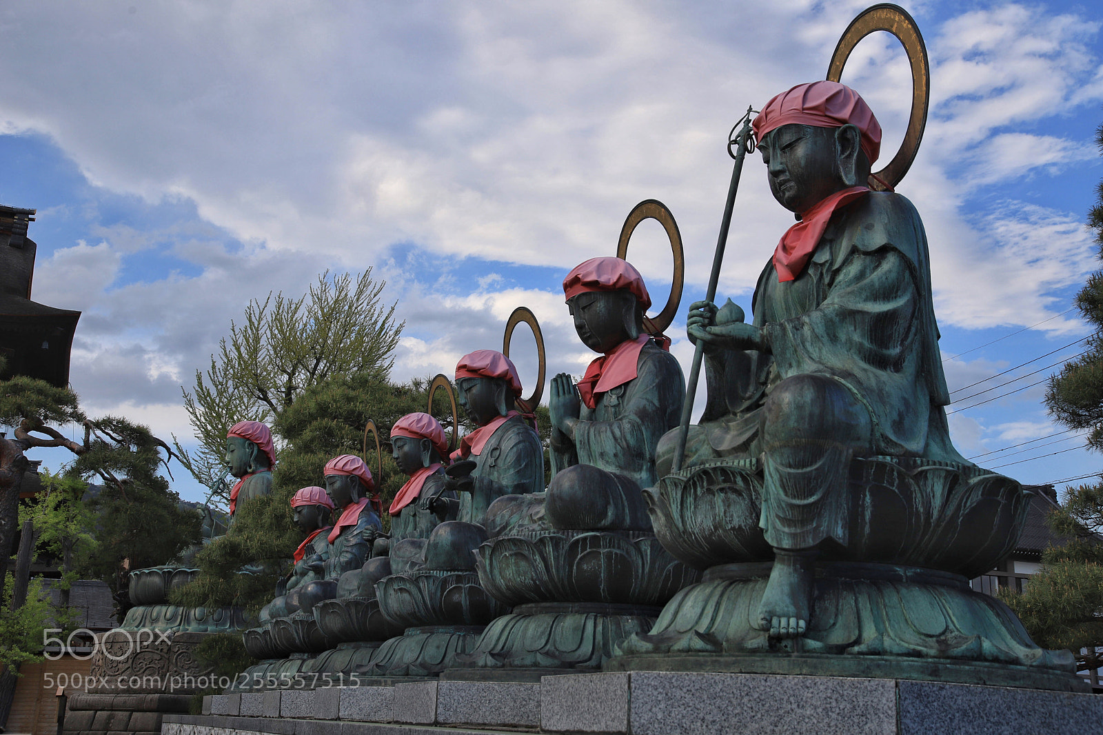 Canon EOS 6D Mark II sample photo. Six buddhas photography