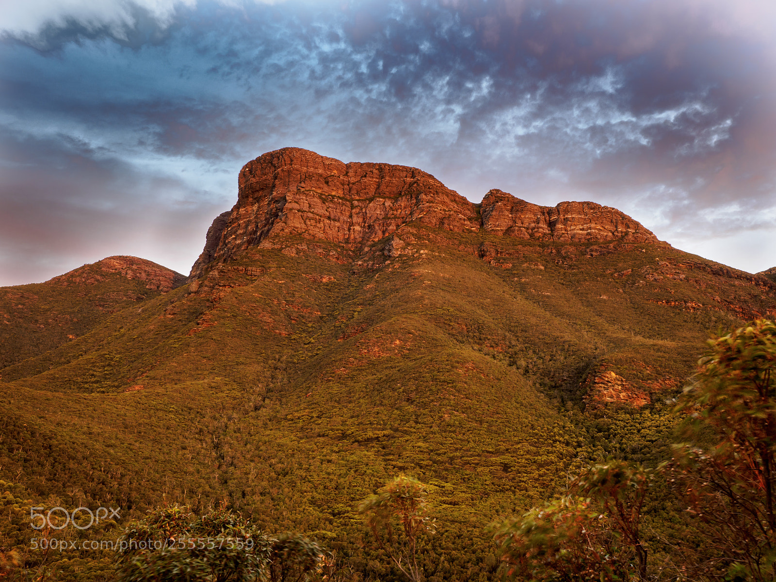 Olympus OM-D E-M5 II sample photo. Bluff knoll sunset photography
