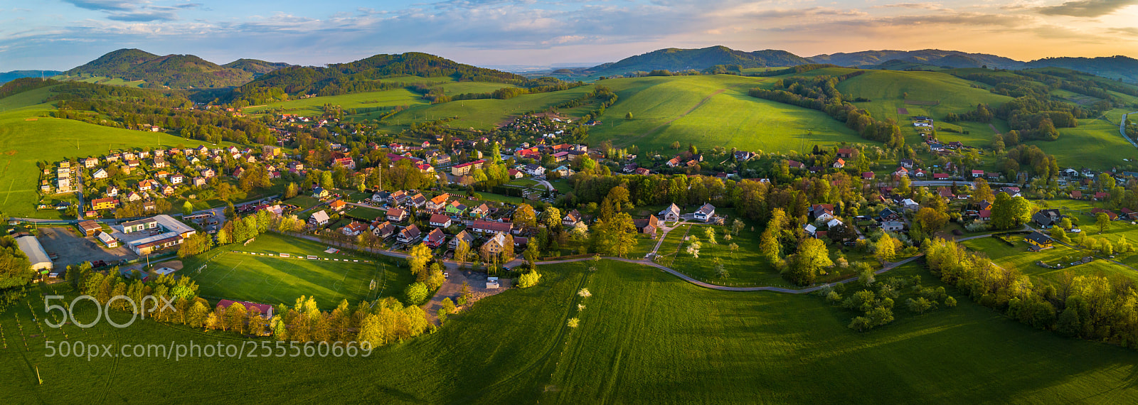 DJI FC220 sample photo. Tichá village photography