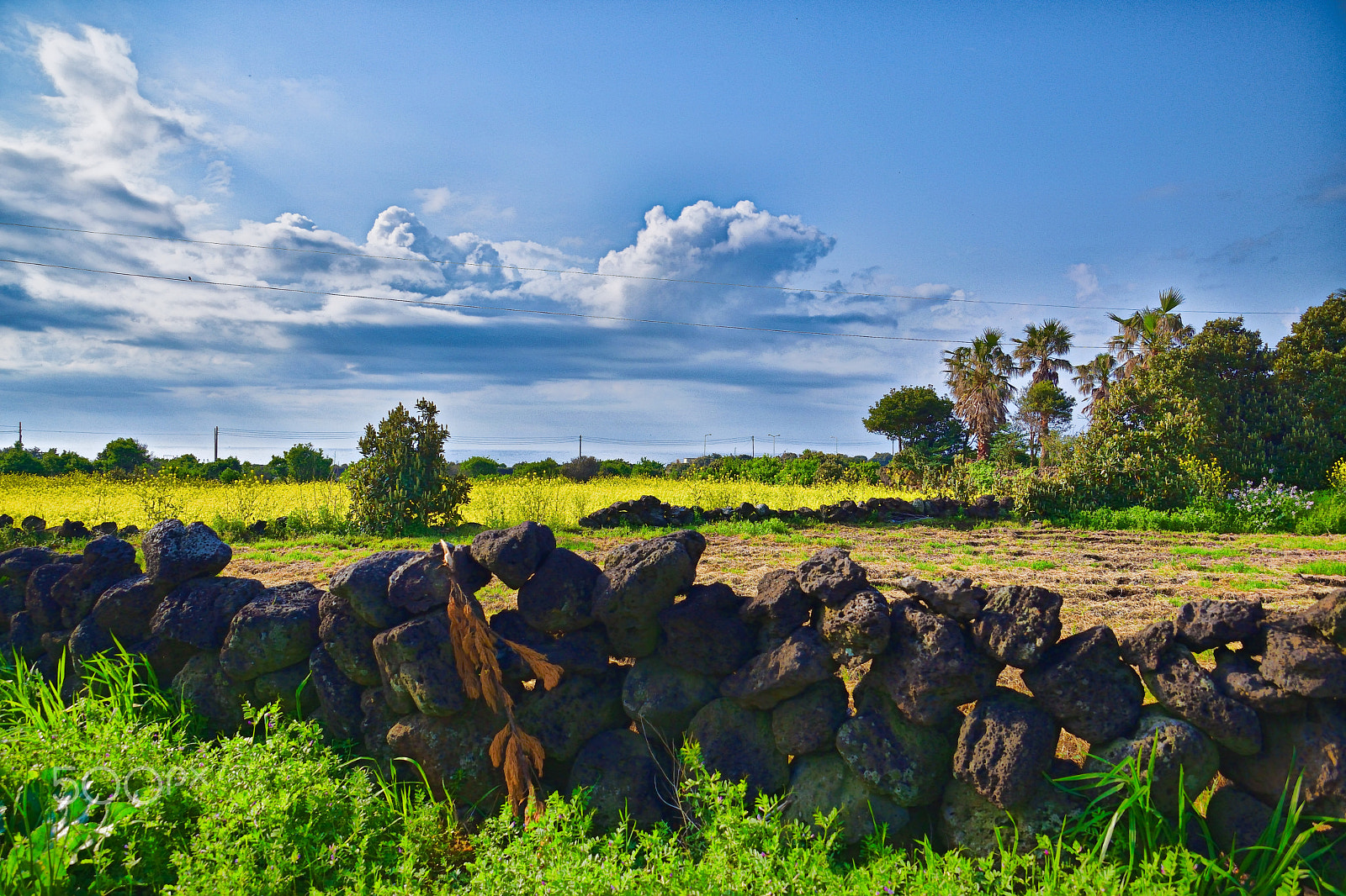 Nikon D5500 sample photo. Stone walls and sky photography