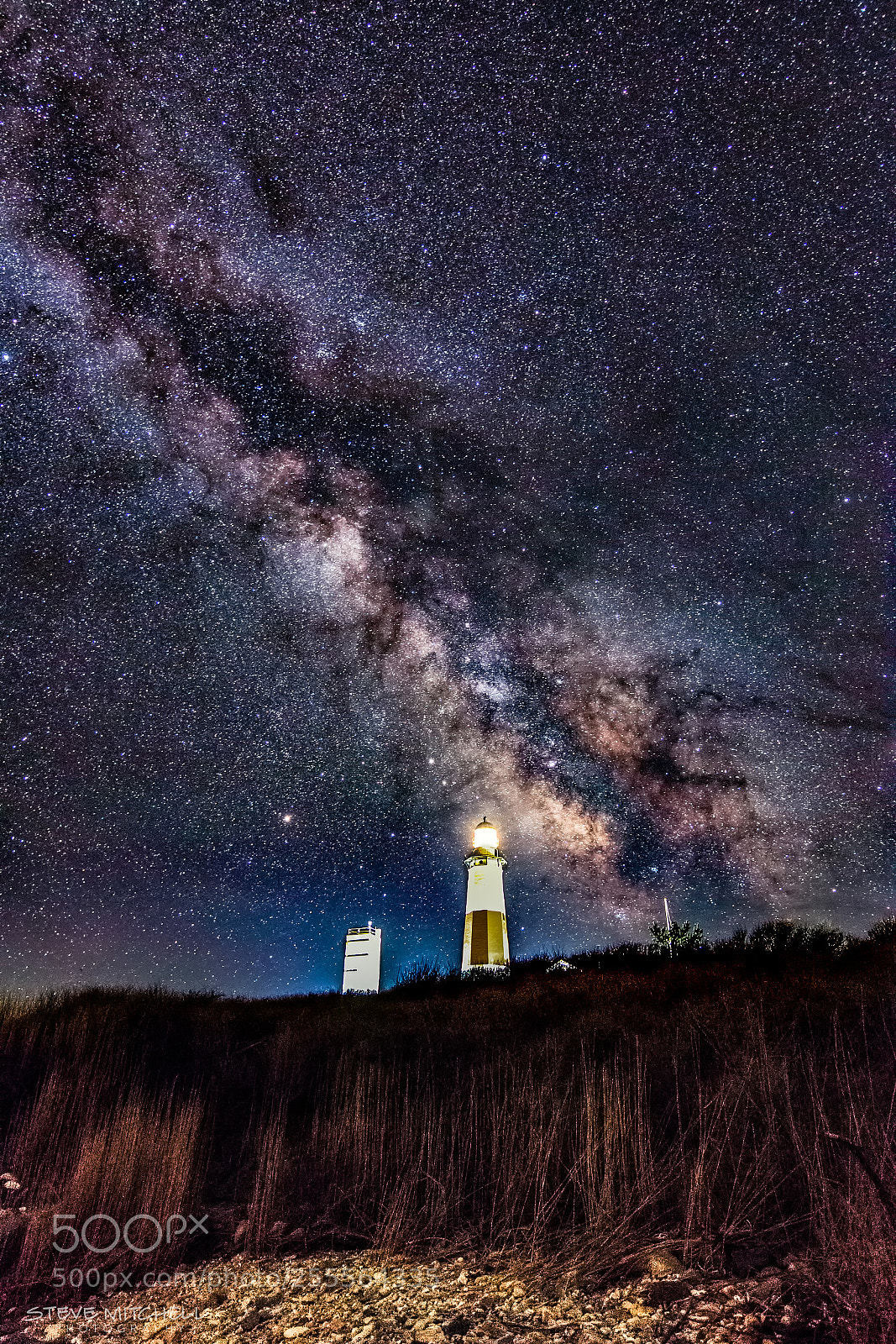 Canon EOS 70D sample photo. Milky way over montauk photography