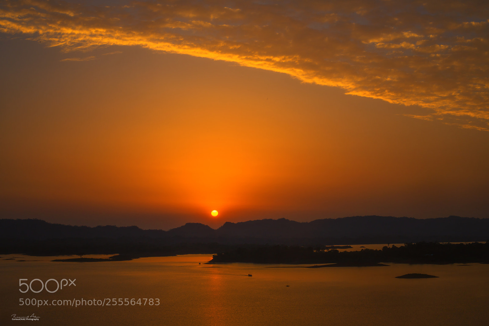 Canon EOS 6D Mark II sample photo. Sunset at kaptai, bangladesh photography