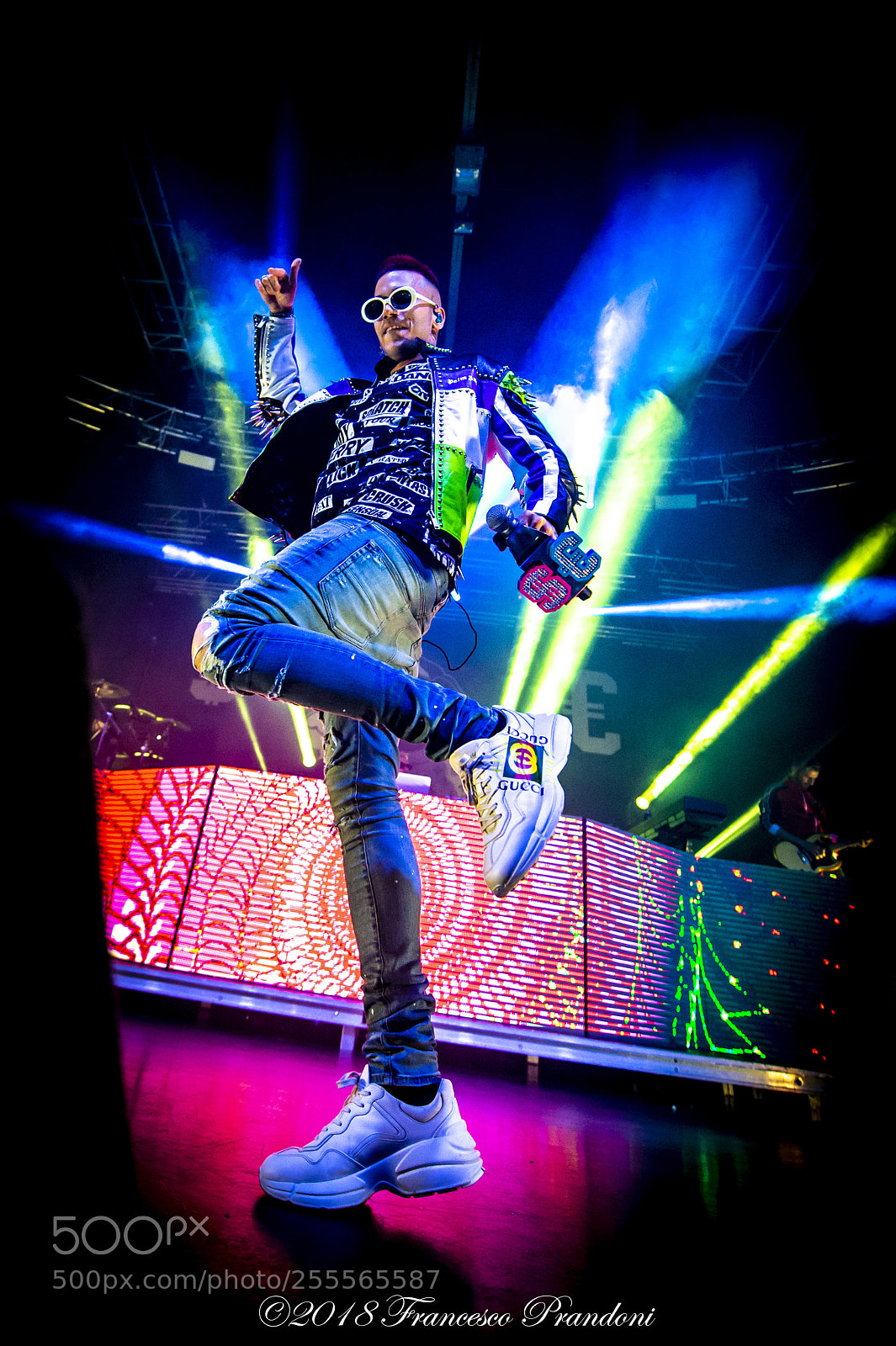 Nikon D4 sample photo. Foto concerto sfera ebbasta photography