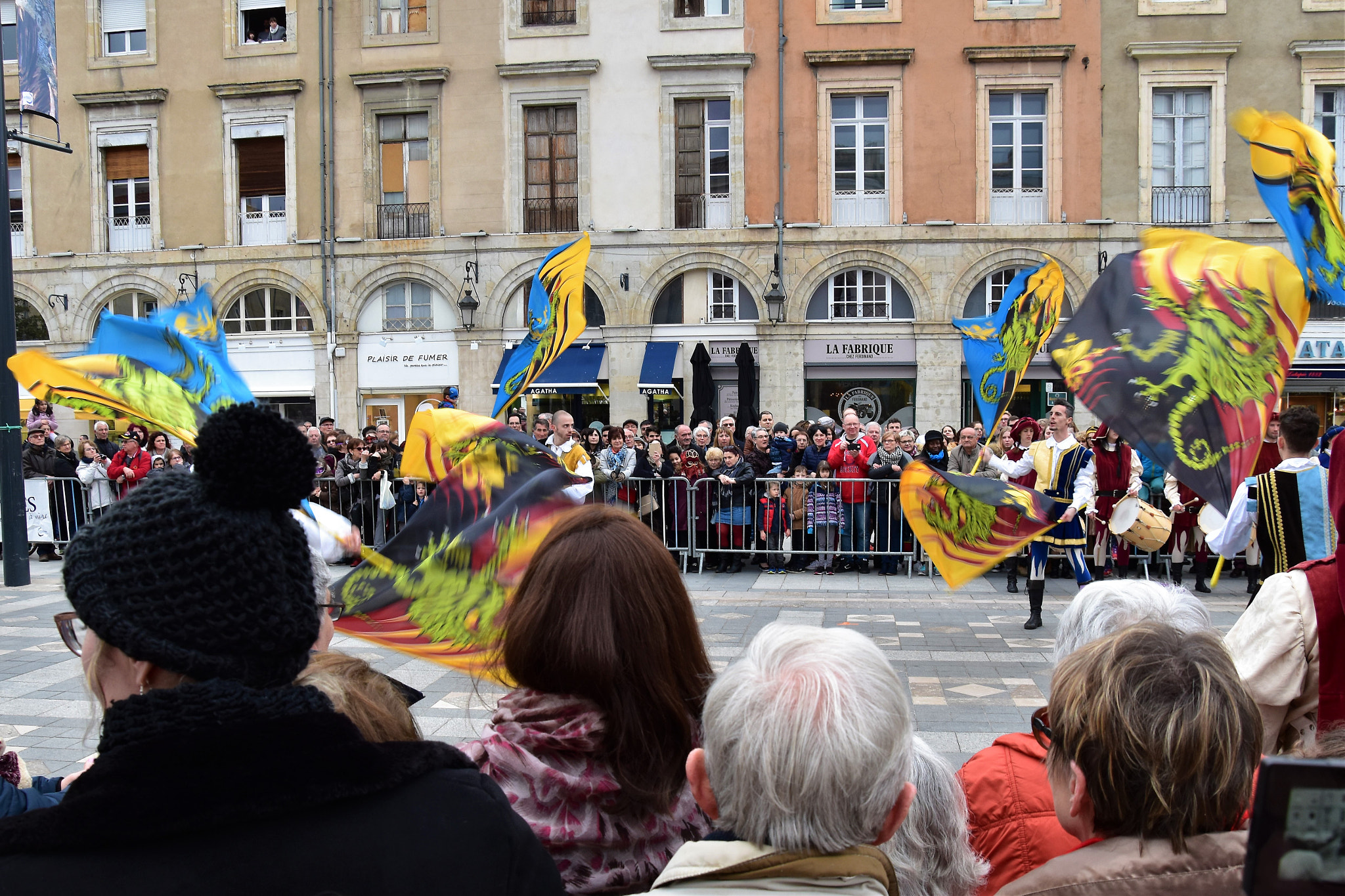 Nikon D5600 sample photo. Castres  & toscane flags photography