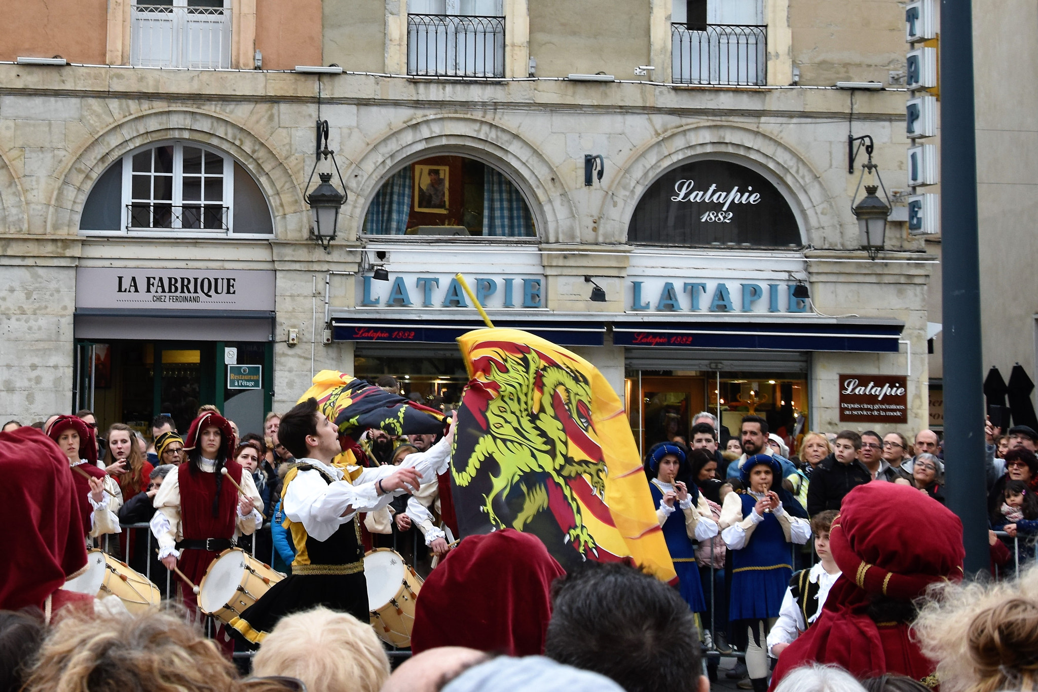 Nikon D5600 sample photo. Castres  & toscane flags photography
