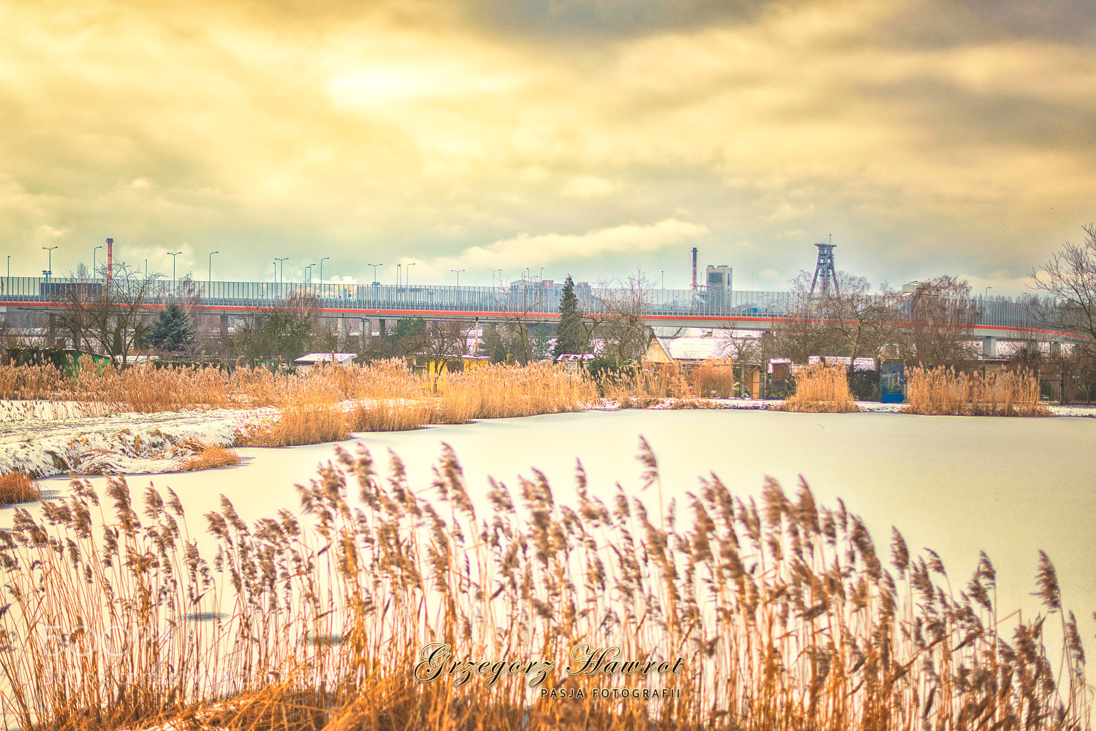 Nikon D800 sample photo. Szachta na zimowo gliwice-so photography