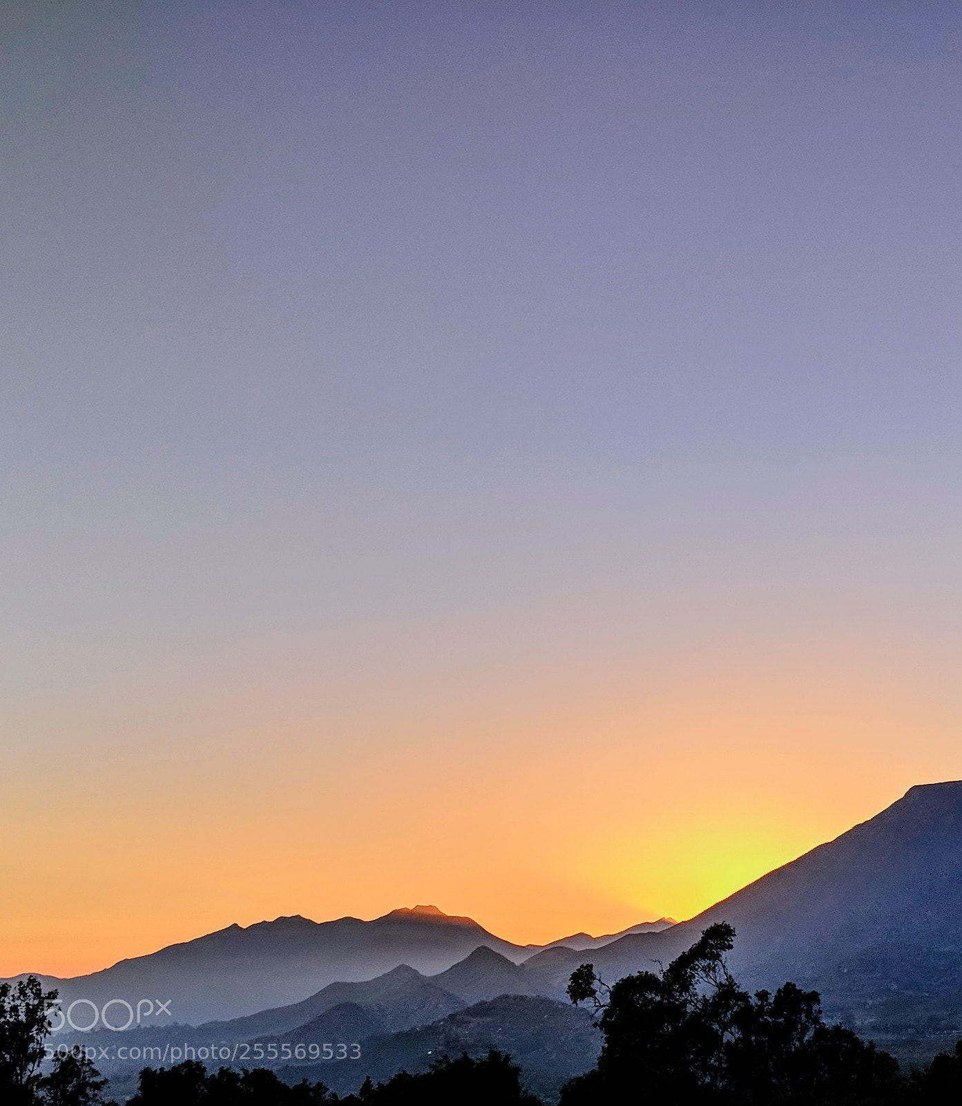 Google Pixel 2 XL sample photo. Ojai valley sunset photography