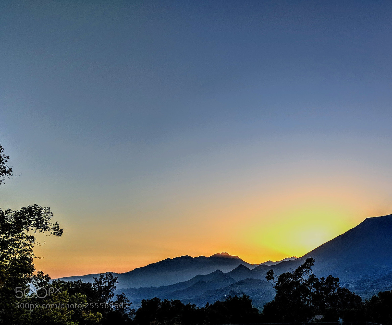 Google Pixel 2 XL sample photo. Ojai valley sunset photography
