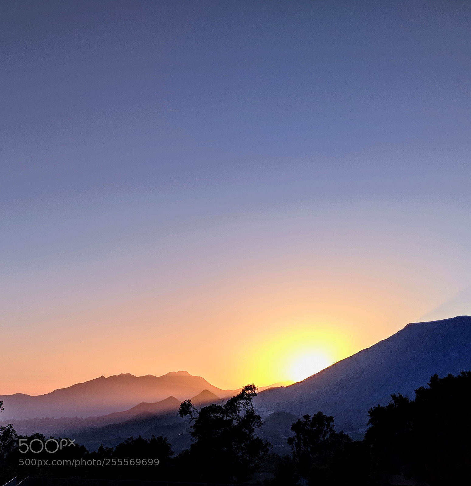 Google Pixel 2 XL sample photo. Ojai valley sunset photography
