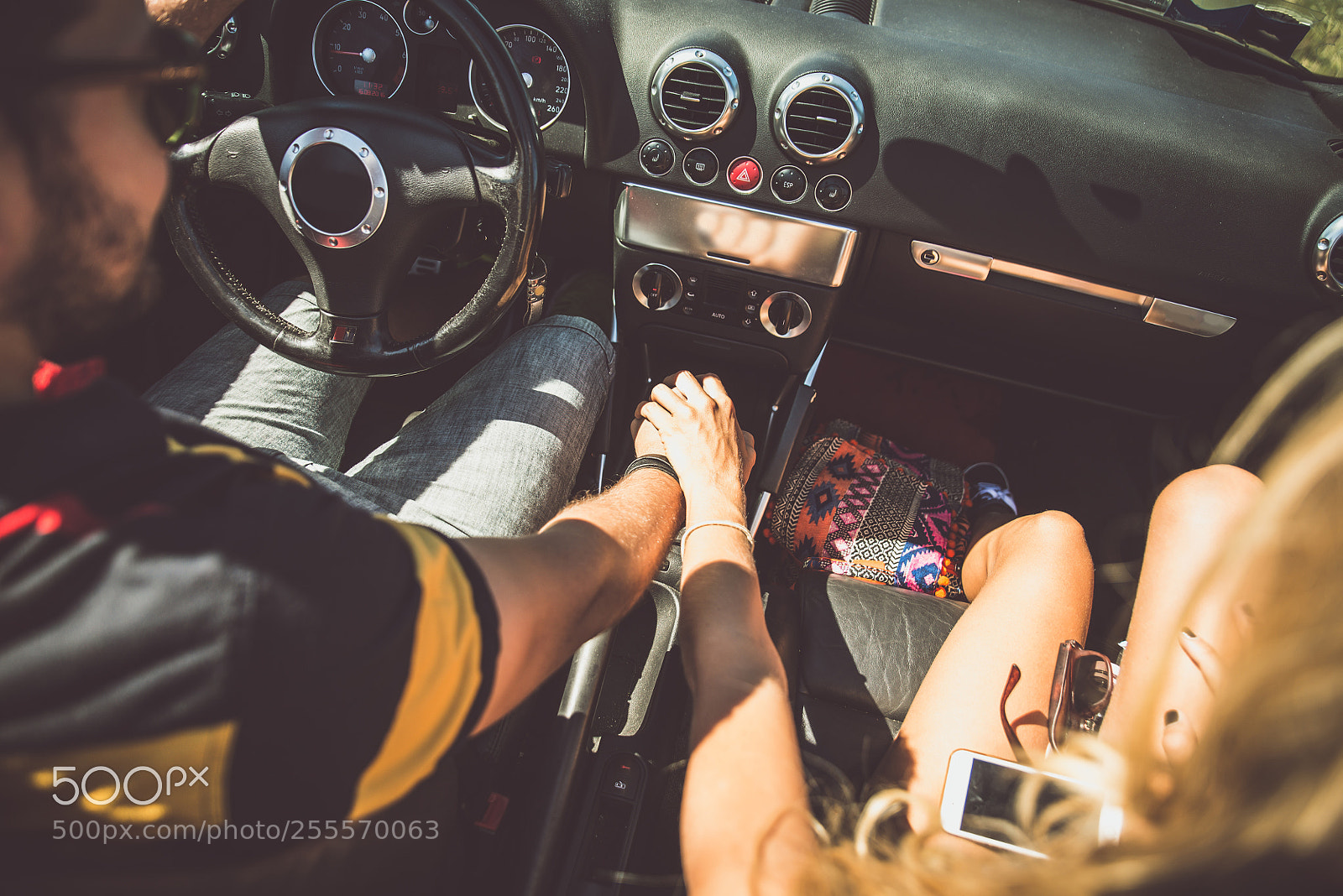 Nikon D610 sample photo. Couple driving on a photography