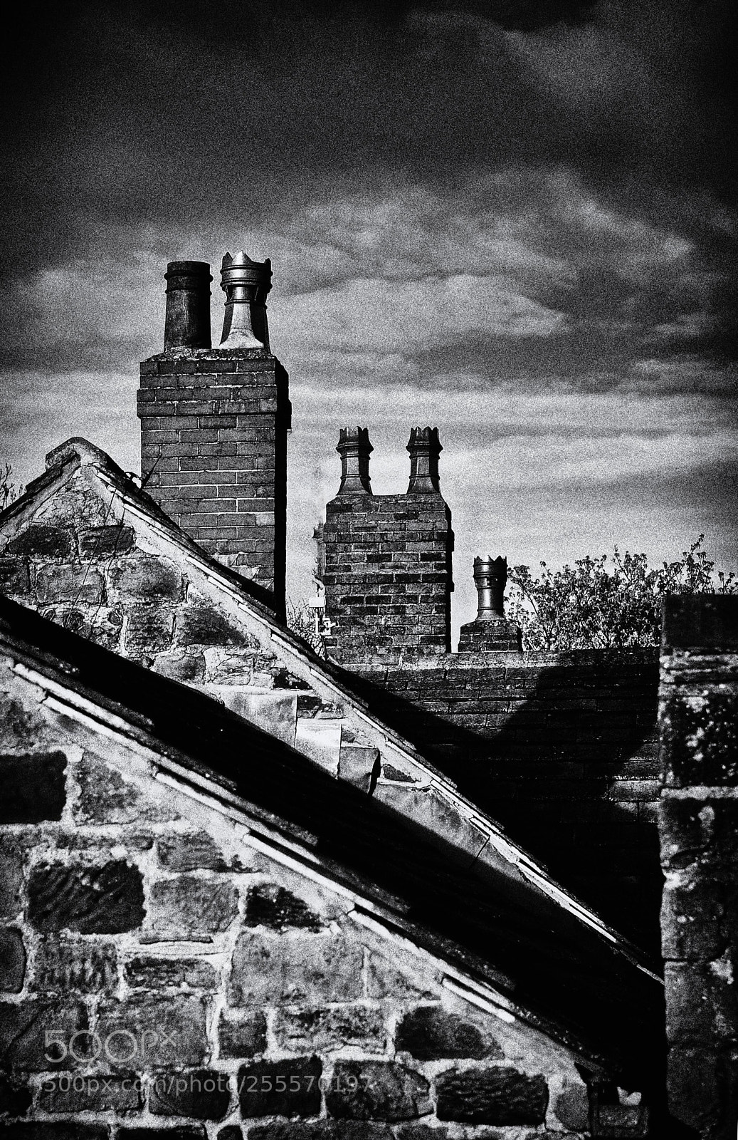 Nikon D700 sample photo. Rooftops photography