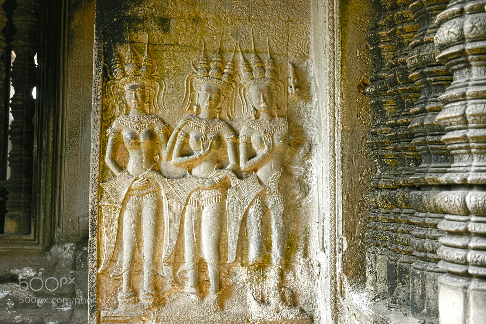 Nikon D7200 sample photo. Apsara dancing sculpture angkor photography