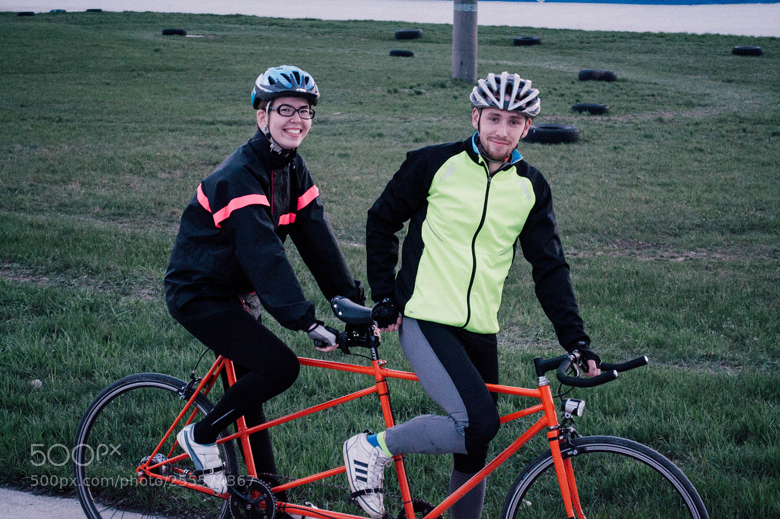 Nikon D3100 sample photo. Bicyclists photography